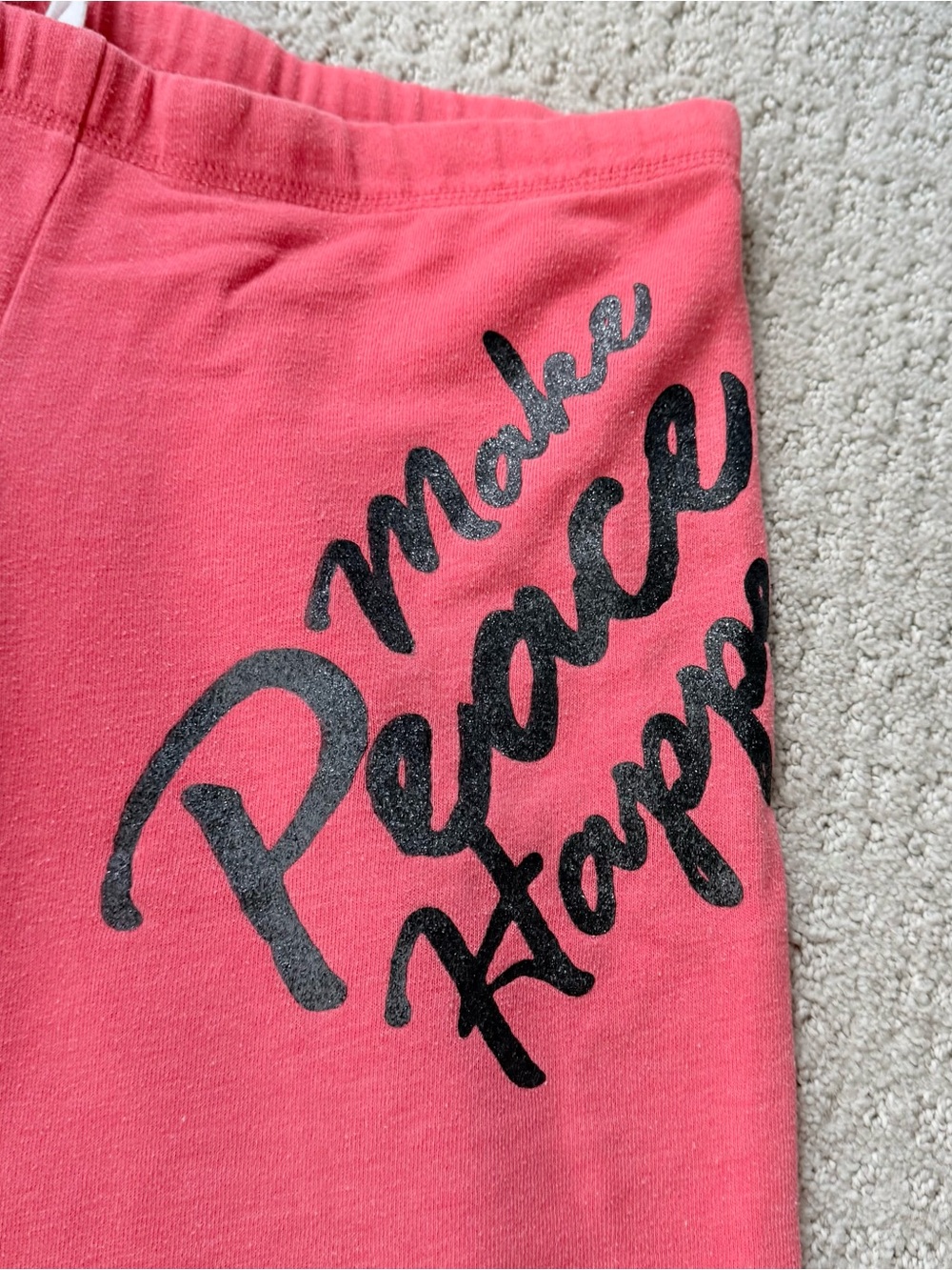 Y2K Aeropostale Coral Pink Capri low rise Sweatpants - Picture 7 of 7